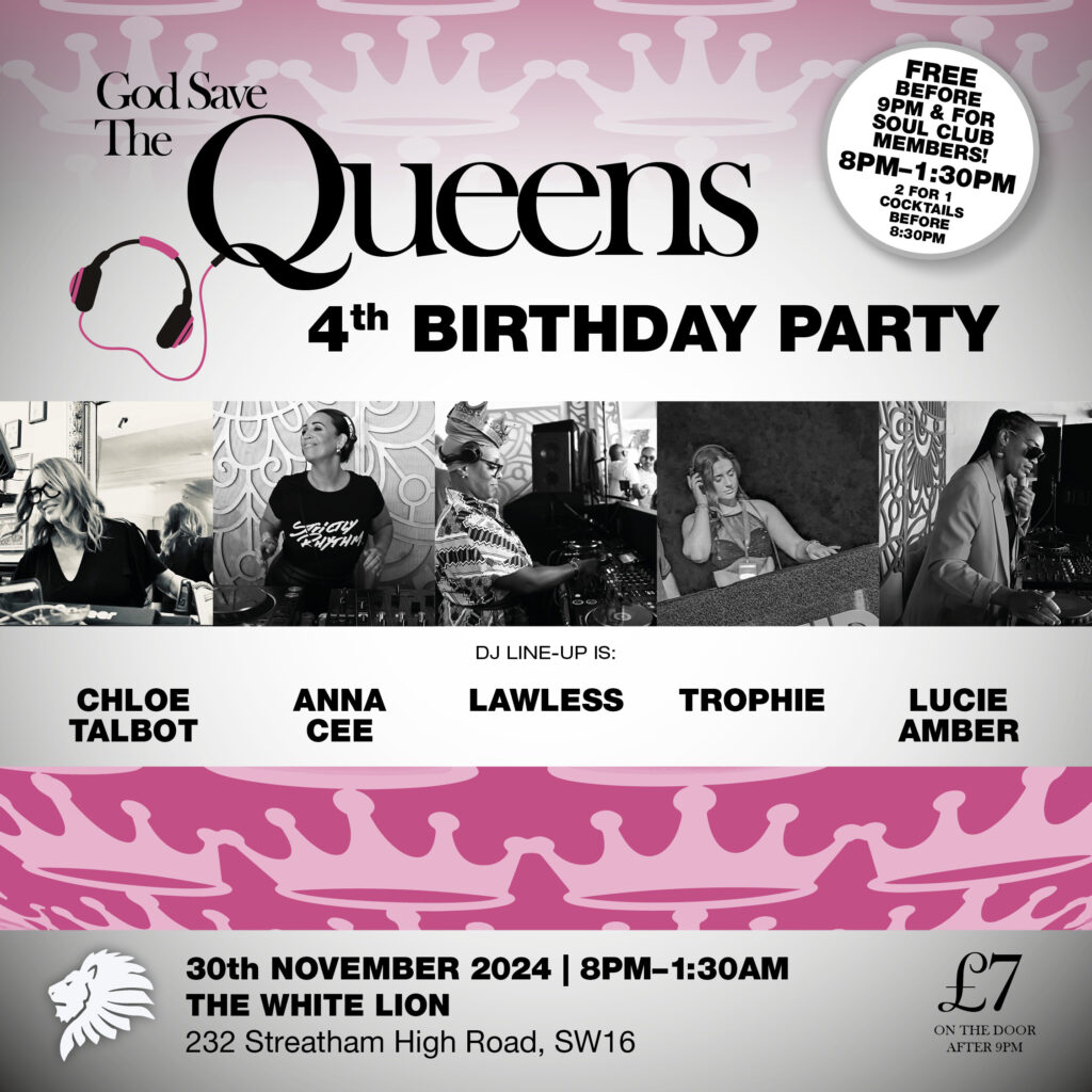 Queens 4th Birthday promotional ad for socials
