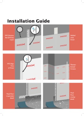 Installation infographic, Jemiclad, Ford